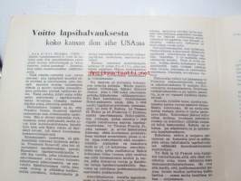 Vappu Ahjo 1955 nr 8 - Suomen Metallityöväen Liitto ry jäsenlehti, kansikuvitus Eero Einari