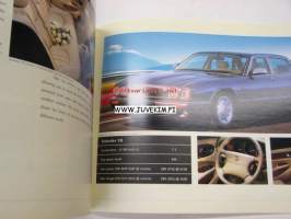 Jaguar &amp; Daimler range 1998 -myyntiesite