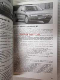 Suomen henkilöautot 1990 - Hinnat, kuvat, kulutukset, tekniikka, suoritusarvot.