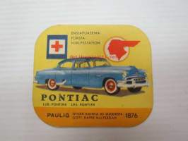 Pontiac - Paulig keräilykortti