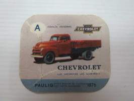 Chevrolet - Paulig keräilykortti
