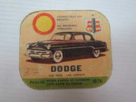 Dodge - Paulig keräilykortti