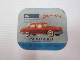 Panhard - Paulig keräilykortti