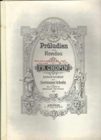 Chopin Praludien Und Rondos  (Nr. 1908) (German)
