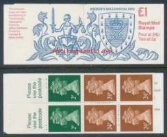 Iso-Britannia: Postituore käyttöpostimerkkivihko 1£ FH27 **. Seriffi ./£1 FH27 Sheriffs - Sheriff&#039;s Millenium 1992.