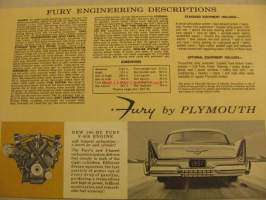 Plymouth Fury 1957 show folder -myyntiesite