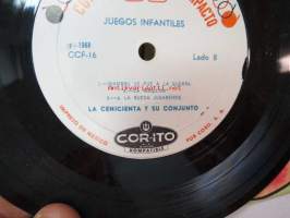 Corito CCF-16 - Juegos Infantiles; Juan Pirulero, Asi palmadas damos, Acitron, Mambry se fue a la guerra, A la rueda jugaremos, La maquina - 1968 -single-levy,