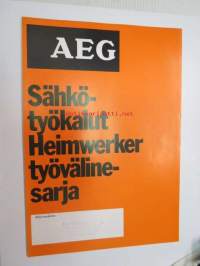 AEG sähkötyökalut Heimwerker työvälinesarja -myyntiesite