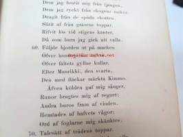 Kalevala. Efter andra original-upplagan öfversatt af K. Collan I-II (&quot;Uuden Kalevalan&quot; ruotsinkielinen painos ilmestynyt 1864-68)