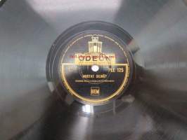 Odeon PLE 125 George Boulanger orkestereineen - Surullinen sunnuntai / Mustat silmät -savikiekkoäänilevy, 78 rpm