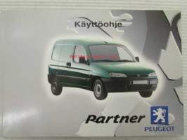 Peugeot Partner -käyttöohjekirja