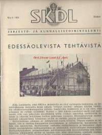 SKDL Järjestö- ja kunnallistoimintalehti 1951 nr 8
