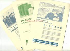 Visacard järjestelmä tuote-esite 3 eril 1930-luku