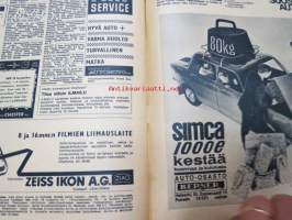 Tekniikan maailma 1964 nr 19, sis. mm. seur. artikkelit / kuvat / mainokset; Geloso-nauhurit -mainos, Time kaksoissuodatettu filtersavuke -mainos, Tikka nasta