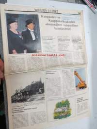 Wihurin Uutiset 1976 nr 2 kesäkuu -asiakaslehti, sisältää mm. Wihuritalon historiaa, Kaivukoneenkuljettajien Ruotsin mestaruuskilpailut vuonna 1976, S.J. Myntt