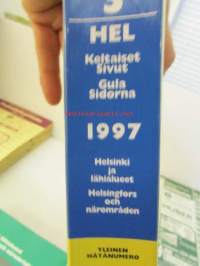 Helsinki ja lähialueet 1997 osa 3 - keltaiset sivut / Helsingfors och näromtråden - gula sidorna
