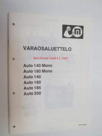 Migatronic Auto 140 Mono, Auto 180 Mono, Auto 140, Auto 180, Auto 185, Auto 200 hitsauskoneet -varaosaluettelo