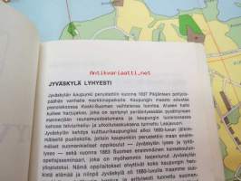 Jyväskylä 1973 matkailukartta - Turistkarta - Tourist map -kartta