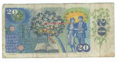 Tsekkoslovakia 20 korun 1988 seteli