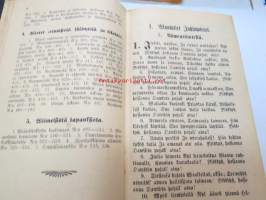 Suomalainen Wirsikirja ewankelis-lutherilaisille seurakunnille Suomessa 1925, kullatut ulkosyrjät, kotelo