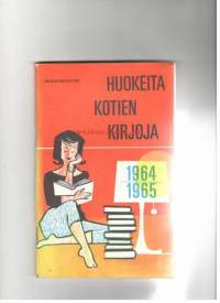 Huokeita kotien kirjoja 1964-1965-kirjakauppiaitten myyntiluettelo