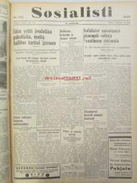 Sosialisti 1935 lehdet nr 148 heinäkuun 1. - joulukuun 31. väliseltä ajalta -sidottu puolivuosikerta