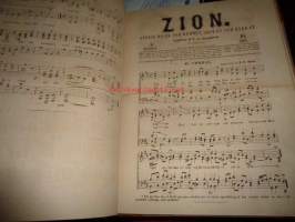 Zion. Andlig musik för hemmet, skolan och kyrkan (1867-1868 koottu vuosikerta)