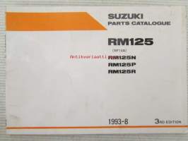 Suzuki RM125 (RF14A) - RM125 N / RM125 P / RM125 R, Parts Catalogue -varaosaluettelo