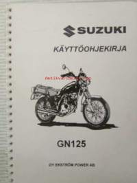 Suzuki GN125 -käyttöohjekirja