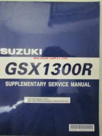 Suzuki GSX1300X Supplementary Service Manual (99501-39300-01E) -korjaamokäsikirjan lisäosa