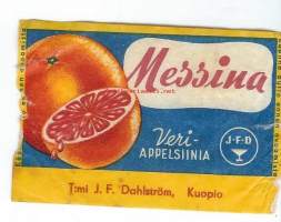Messina -  juomaetiketti