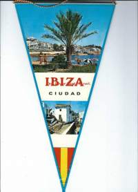 Ibiza- matkailuviiri  n 30x15 cm