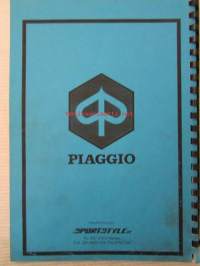 Piaggio Typhoon Catalogue of Spare Parts 406256 -varaosaluettelo, katso mallit kuvista tarkemmin.