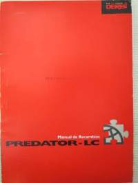 Derbi Predator LC -varaosaluettelo, katso tarkemmat malli merkinnät kuvista