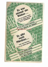 Es war einmal ein Walzer ja Es gibt noch Märchen / Franz Lehar, Fritz Rotter  - nuotit 1932