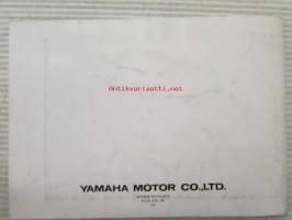 Yamaha CW50R owner´s manual -käyttöohjekirja