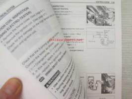 Suzuki AN250 Service Manual + AN250 Supplementary Service Manual -huolto-ohjekirja ja lisäosa