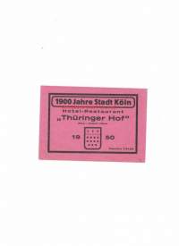 Hotel Thuringer Hof matkalaukkumerkki