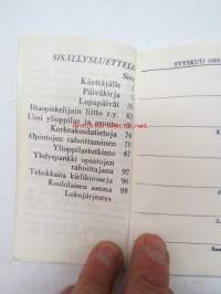 Suomen Teiniliiton kalenteri 1968 - 1969 -calendar