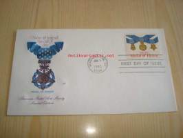 Medal of Honor 1983 USA ensipäiväkuori FDC American Postal Arts Society Limited Edition