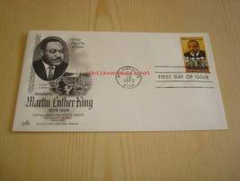 Martin Luther King Jr. 1979 USA ensipäiväkuori FDC Nobelin rauhanpalkinto