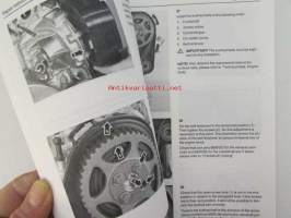 Volvo Penta Workshop Manual -käyttöohjekirja, katso tarkemmat mallien merkinnät kuvasta.