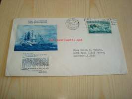 U.S. Frigate Constitution &quot;Old Ironsides&quot; 1948 USA kuori FDC