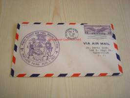 Portland Maine First Flight Air Mail Route 1931 USA ensipäiväkuori FDC