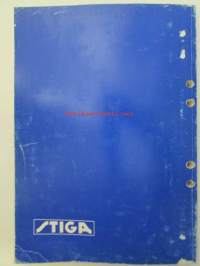 Stiga Genuine Spare Parts / Original reservdelar Trädgårdmaskiner Lawn &amp; Garden Machines 1986 8211-3403-86 -varaosaluettelo