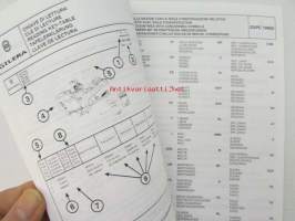 Gilera Typhoon XR50KAT Catalogue of Spare Parts 594223 -varaosaluettelo, katso kuvista mallimerkintä tarkemmin