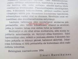 P.J. Hannikaisen Kauneimmat lastenlaulut, sovittanut Ilmari Hannikainen