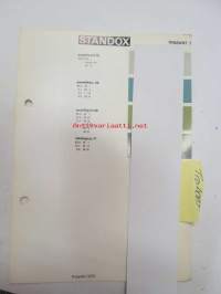 Trabant värimallit 1 sivu Standox värimalleja 1970