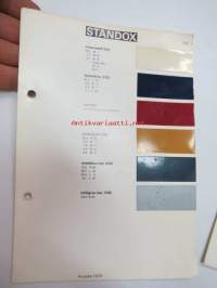 OSI värimallit 1 sivu Standox värimalleja 1970