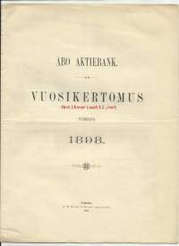 Åbo Aktiebank / vuosikertomus 1898